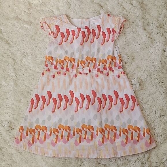 𝅺JANIE AND JACK WATERCOLOR POPPY PRINT DRESS, SIZE 2T - Picture 2 of 11